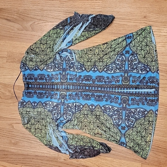 NEW Oneworld Bohemian Print Tunic Top - Picture 7 of 8